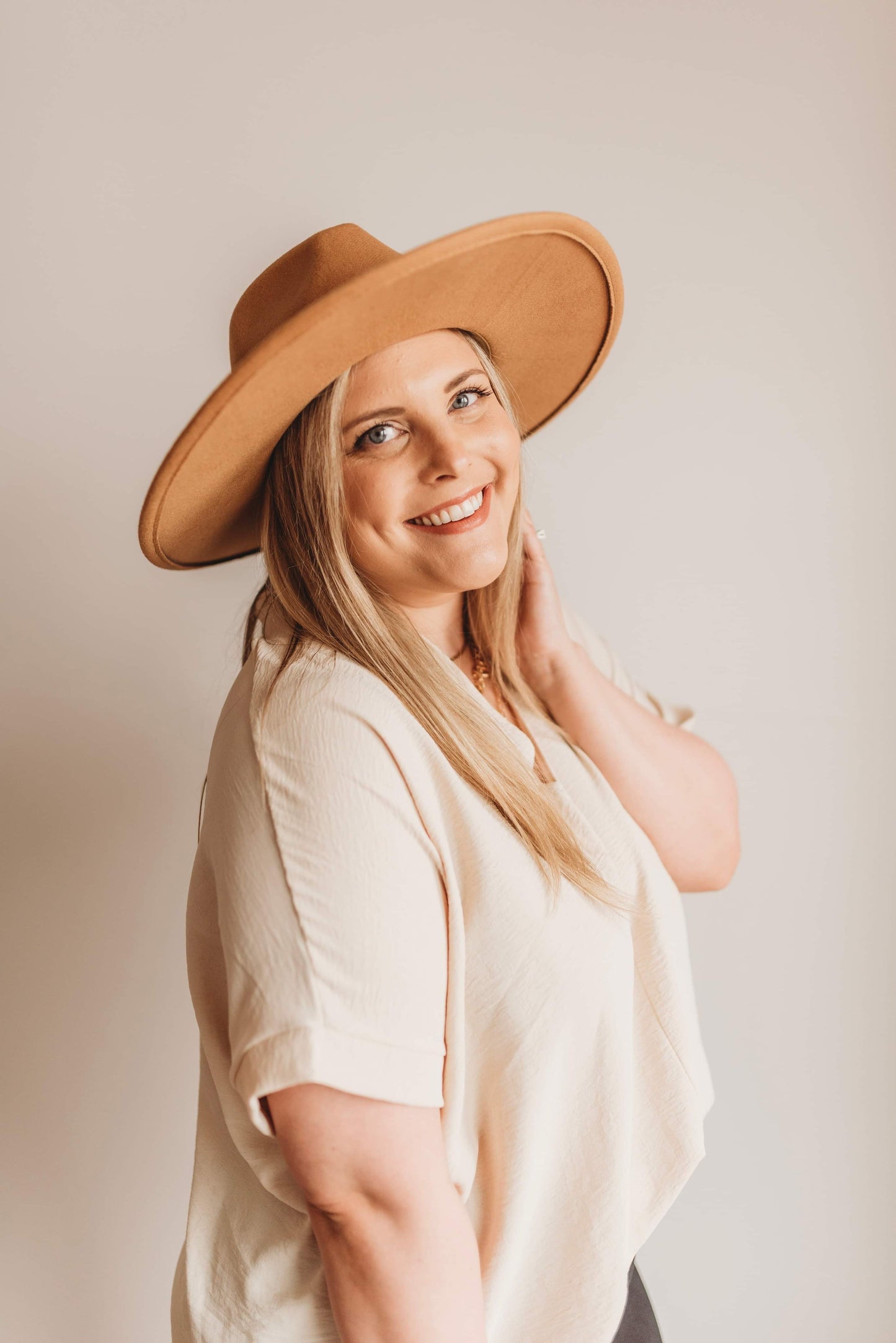 Happy Vibes V-Neck Top