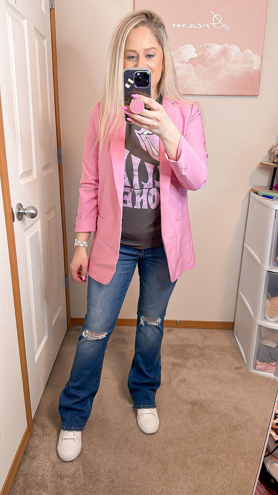 Pink Blazer